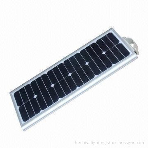 Integrated Solar Energy Streetlight, All-in-one with Motion Sensor, 25W Power